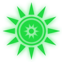 Star icon symbool. Glossy star shaped web stickers. Element style for chakra meditation