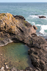 UK coast large rockpool