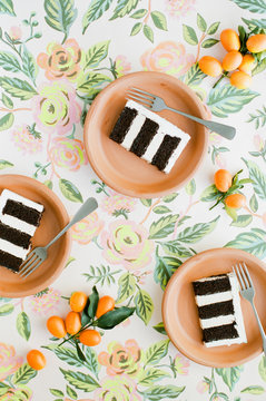 Bright Summery Cake Slices