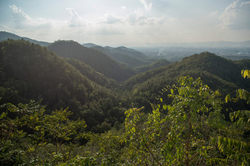 Naklejka premium TAJLANDIA PHRAE WAT PHRA, KTÓRA DŁUGI ŚWIĄTYNIA