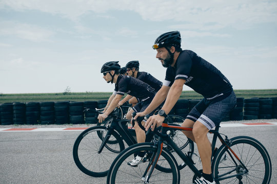 Cycling in the group.