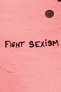 Message found on a wall - Fight Sexism