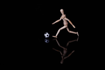 Fototapeta premium Fussballspieler