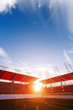View of the stadium