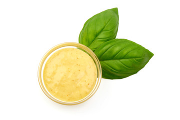 Bowl of tasty Curry sauce, isolated on white background