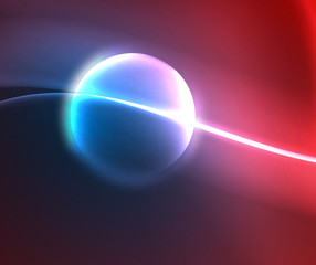 Shiny color bright neon abstract wave template. Abstract bright light. Neon light glowing effect. Space background. Abstract shape