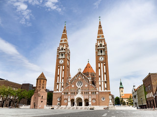 Fototapeta premium The Votive Church and Cathedral of Our Lady of Hungary in Szeged