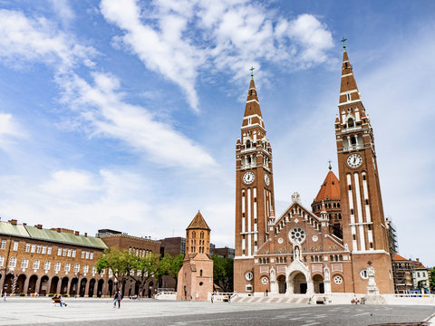 The Votive Church and Cathedral of Our Lady of Hungary in Szeged
