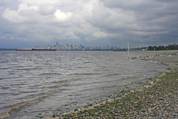 Cargo Ship in English Bay, Vancouver