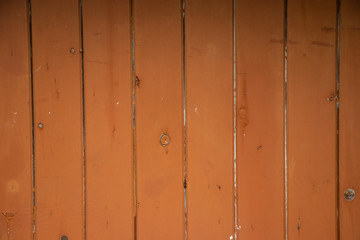Orange wood panels texture vintage background