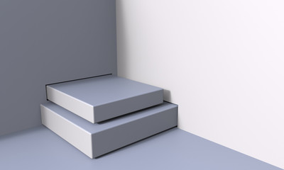 stairs to success 3D illustration 