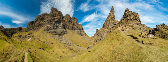Old Man of Storr in Scotland - Isle of Skye