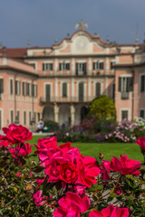 Fototapeta na wymiar Varese, lombardy, Este garden's