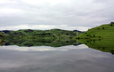 landscape with Bezid lake - Romania