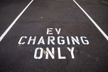 EV Charging Only Parking Space