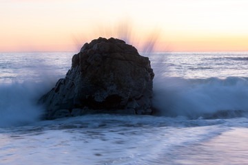 Fototapeta premium California Coast Beach Sunset