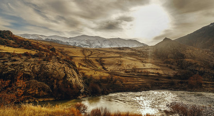 Anatolian Mountain Landscape Snowy 