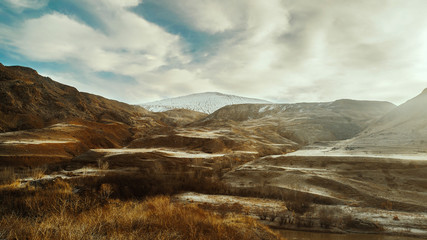 Anatolian Mountain Landscape Snowy 