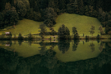AUSTRIA GREEN LAKE REFLECTION MINIMAL