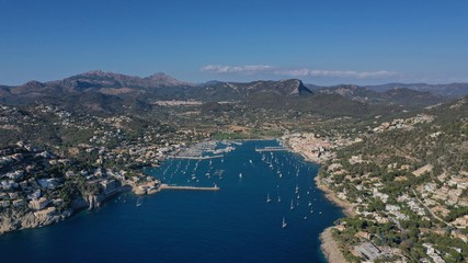 drone, aerial, photography, yatch, luxury, port, sailboat, Mallorca, Island