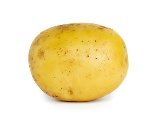 Potato on white