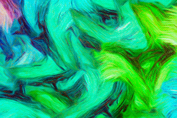 Obraz premium Abstract modern art background. Oil painting on canvas. Watercolor elements mixed fine artwork. Acrylic drawing texture with bright brushstrokes.