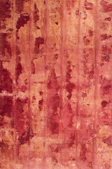 Blurred image of an old painted brick wall texture. Abstract texture background. Old wall background with a lot of copy space for text.