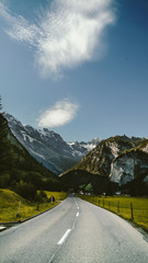Snowy Swiss Alps Landscape