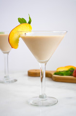 Peaches and Cream Martinis