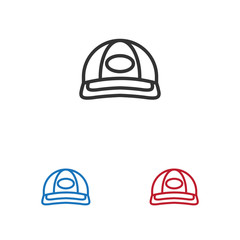 Fototapeta premium Cap vector icon