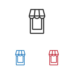 Store vector icon