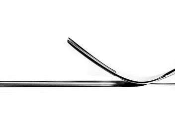 fork; high key; dinner; Cutlery; shadow; light; reflection; background; close up; design; equipment; isolated; kitchen; macro; metal; metallic; object; shiny; silver; silverware; stainless; steel; sym