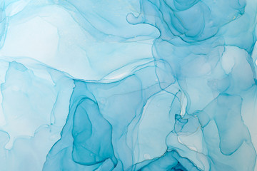 Abstract colorful background, wallpaper. Mixing acrylic paints. Modern art. Paint marble texture. Alcohol ink colors  translucent