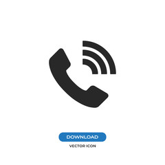 Phone call vector icon
