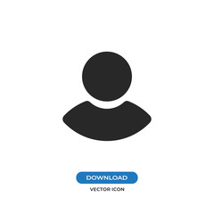 Male user vector icon