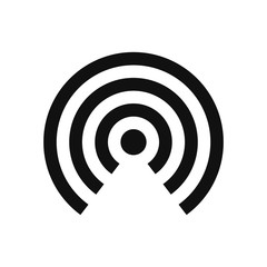 Hot spot vector icon in modern design style for web site and mobile app