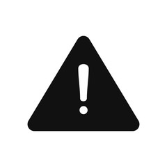 Warning icon vector. Simple warning sign in modern design style for web site and mobile app. EPS10