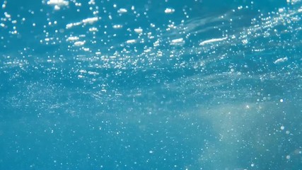 underwater video of the hat in the pool