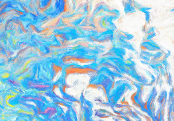 Wall art. Art poster. Stock. Abstract painting in oil. Pattern for creating design postcard, invitation, web or banner. Canvas prints. Watercolor and acrylic mixed modern drawing. Impressionist style.