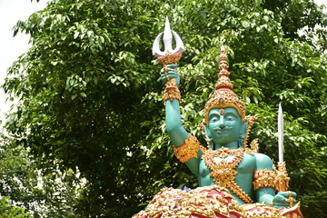 part of Indra sculpture