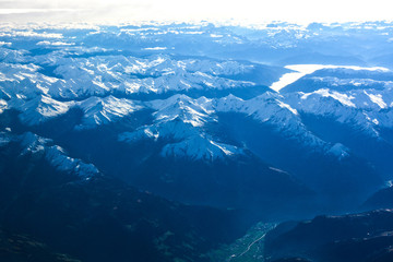 Panorama of the Bavarian Alps, Garmany