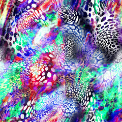 cool abstract animal seamless background tile