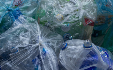 plastic bottles en bolsas