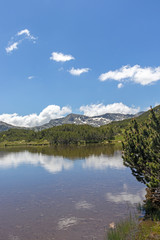 Fototapeta na wymiar Small lakes near The Fish Lakes, Rila mountain, Bulgaria
