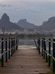 Pier at lagoa Rio de Janeiro