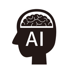 AI 人工知能のイメージイラスト　アイコン