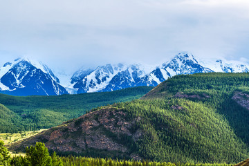 Naklejka premium Altai mountains. Altai Republic, South Siberia, Russia