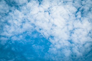 Blue sky with clouds