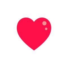 Heart love symbol icon vector illustration