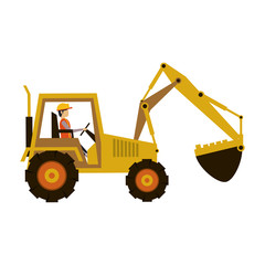 construction architectural engineering work cartoon